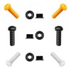 YUVA Car Number Plate Screws and Nuts Kit, 6 Sets