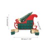 Christmas Sleigh Tree Wooden Advent Calendar Countdown 24 Drawers with