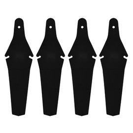 4 Pcs Road Bike Mudguard Protection Plastic Folding Road Fenders Bicycle Mudguard Waterproof Rear Tail Under Saddle Fende Waterproof Mudguard Gear for Mountain Bike Cycling