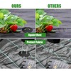 100PCS Landscape Staples Set, 80Pcs Galvanized Garden Stakes and 20Pcs