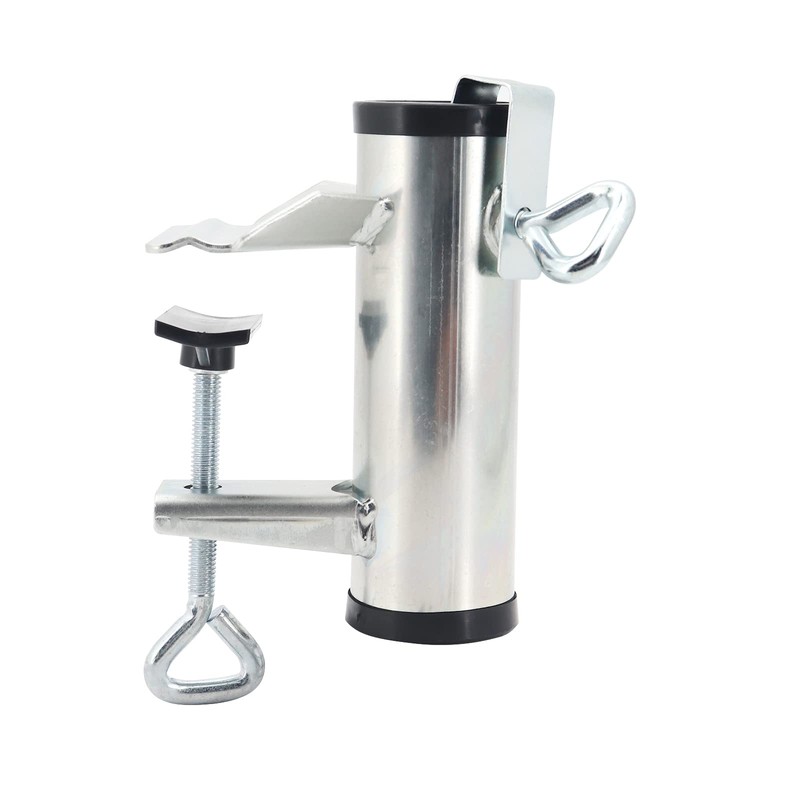 Yuhtech Parasol Support, Umbrella Stand Galvanized Parasol Clip Balcony Umbrella