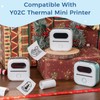Ponek White Mini Printer Paper, Compatible with Sticker Maker Y02C/T02/M02X/M02L/Q02,