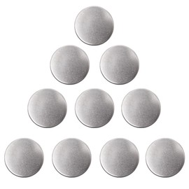 Eoiips 1/2" Diameter Stainless Steel Disc, 17 Gauge Thickness Round Circle Plate 304 Stainless Steel for Crafts Metal Stamping and Jewelry Making (50pcs)