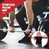 COFOF Weight Lifting Wrist Strap,Double Layer Leather Weightlifting Wrist Strap