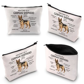 Anatomy German Shepherd Makeup Bag German Shepherd Owner Gift Dog Lovers German Shepherd Cosmetic Bag (German Shepherd 2uk)