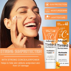 Vitamin C Sonnenschutzcreme, Sun Schutz & Pflege Ultra Lotion LSF 40, Schützt und korriegiert Schäden durch die Sonne, Für Gesicht & Hals, Für alle Hauttypen 40 ml