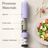 Ultrean Pepper Grinder, Rechargeable Salt and Pepper Grinder with 6