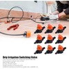 LALOCAPEYO 30PCS Drip Irrigation Barb Shut-Off Valve for 1/4-Inch 4mm