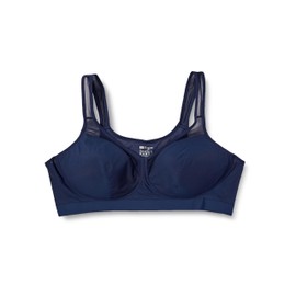 B Bui Di Women's Bra, Lightweight, Stomach Resistant, Half-top Bra, Cool Bra, Web Limited, Suzubbra, Wireless, Absorbent, Quick Drying, Mesh, dark navy