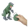 Unbranded Battery Powered Walking 2 Dinosaurs T-Rex Red & Green