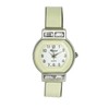 Takeuchi Shoji 170089 Women's Wristwatch, Enamel Metal, Bangle Watch, White