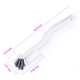 GTOTd Cleaning Brushes Kitchen Scrub Brush（2 pack）Bathroom Brushes Bottle Cleaning Brush with The 90°AngleBrush Design Cleanin Product for Home