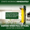 Gideal 2-Pack Yellow Sticky Fly Traps Pest Control for Indoor/Outdoor