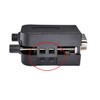 YIOVVOM Connector DB25 D-SUB Male Adapter 25-pin Port Adapter to