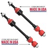 4 PC Front Sway Bar Link Kit + Front CODE