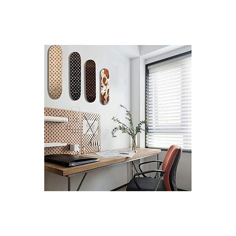 Hikeen Skateboard Wall Mount - Floating Display Hanger for Decks