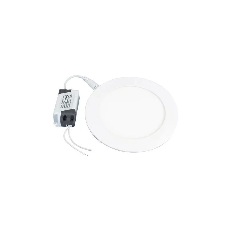 Adir Lampara Led Empotrable Plafon Redondo 9w Adir Luz Fria