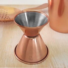 BarConic® Double Sided Jigger Copper Plated -.75oz. x 1.25oz.