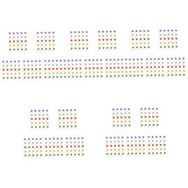 Healvian 125pcs Nail Charms Candy Decor for Manicure Easy to Apply Nail Jewelry Accessories and Professional Salon Use