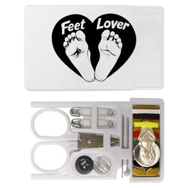 'Feet Lover with Heart ' Mini Travel Sewing Kit (SE00036625)