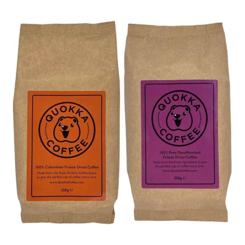 Quokka Decaff Instant Coffee - 300g Pouch (160 Cups), Smooth
