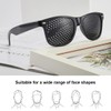 Ruayia Pack of 2 Grid Glasses, Eye Trainer Hole Glasses