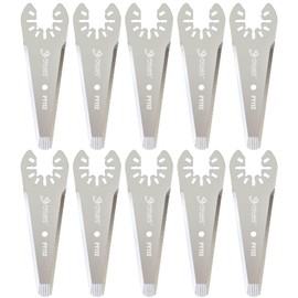 PAYA TOOLS 3" Tapered Oscillating Caulking Cutter, Multitool Scraper Blades for Caulk Adhesive Sealant Removal (10-Pack)
