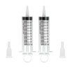 ABMRO 2 Pack 100ml Sterile Syringes for Labs, Garden Watering,