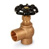 3/4 inch Angle Lead-Free Short Globe Valve With Solder Cups