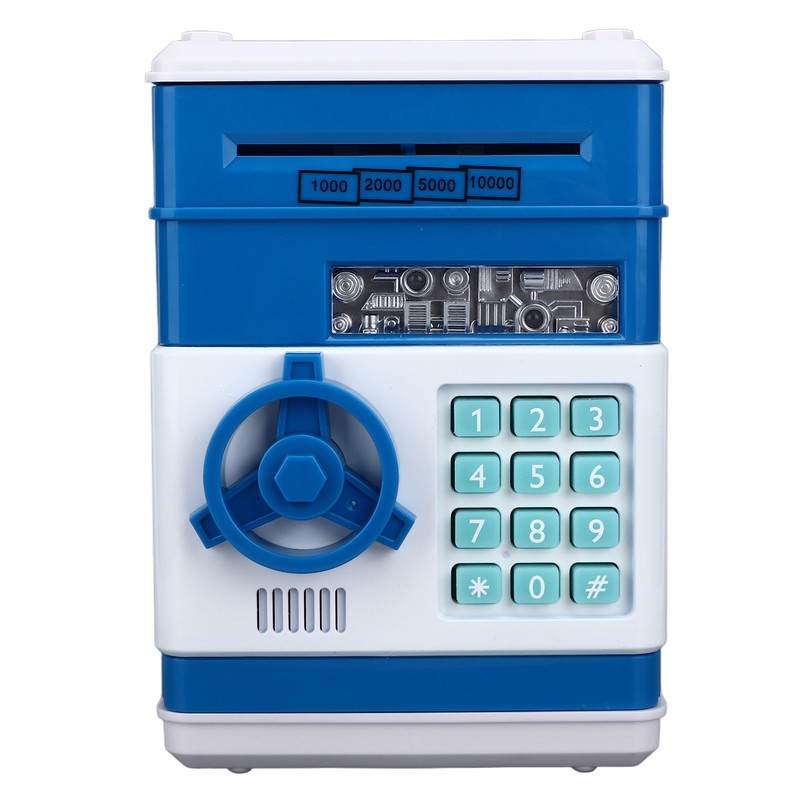 Piggy Bank Mini Automatic Coins Saving Box Home Furnishing Article