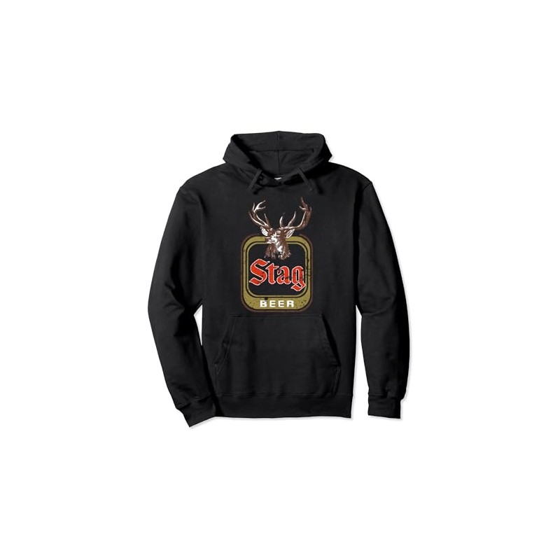 Stag Beer Vintage Pullover Hoodie