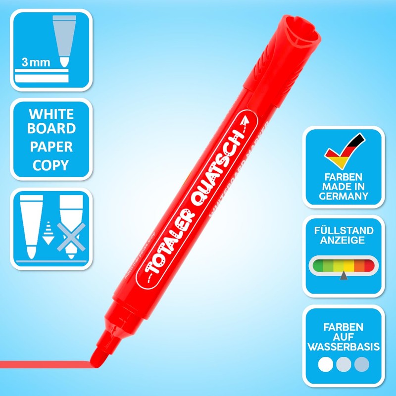 MACH MAL PAUSE - 6 x Whiteboard Marker Pens for