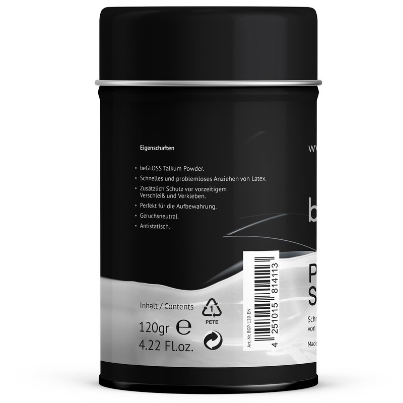 beGLOSS Talkum Powder – 120 g Latex Powder – Dressing
