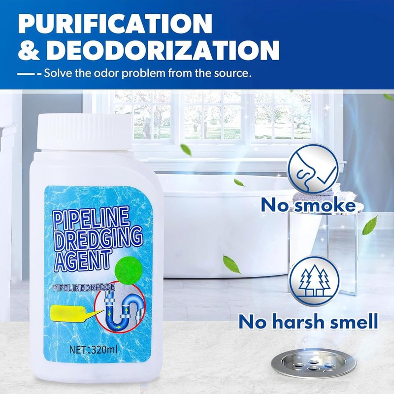 Multi-Purpose Pipeline Dredging Agent, Toilets, Bathroom Drains & Floor Pipes