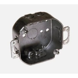 RACO 150 Octagon Box 1-Gang Galvanized Steel Gray, 4 x 1.5-In.