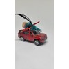 3” Christmas Ornament with Tree for Red Toyota 4Runner Owners