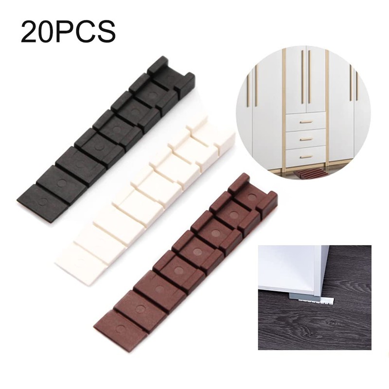 Faderr 20pcs Furniture Alignment Leveller Wedges, Adjustable With Breakaway Points
