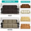 Easy-Going Waterproof Recliner Sofa Cover, 1-Piece Reversible Couch Cover for