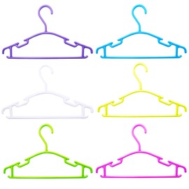 Clothes Hangers Multicolor Small Clothes Hangers, 20PCS Plastic Hangers for Laundry and Closet