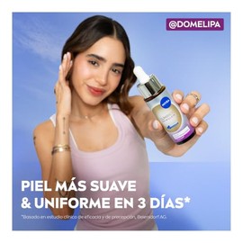 NIVEA Rutina Skin Glow con: Serum Facial Glow Instantáneo 30 ml, Fluido Diario con FPS 50+ 40 ml, Gel Limpiador 150ml, Agua Micelar 400ml