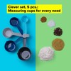 Tasty 5-Piece Measuring Cups Set for Baking, Nesting Cups Set,