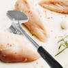 BESTOYARD Meat Tenderizer Meat Cutting Aluminum Double Sided Meat Hammer