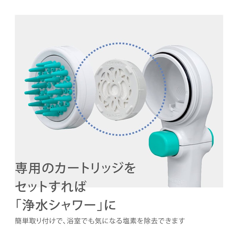 Takagi JSB027GY Pet Shower Head, White