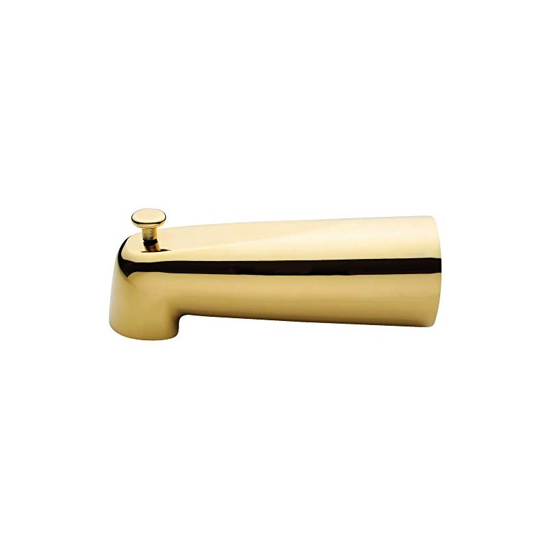 Kingston Brass K1089A2 Tub Spout with Diverter, Polished Brass