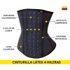 Kisha Cinturilla De Látex Colombiana, Alta Compresión