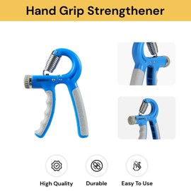 EZONEDEAL Hand Grip Strengthener Adjustable Resistance 22-130 Lbs (10-60kg) - Fitness Equipment Spring Loaded for Muscle Recovery Hand Gripper Trainer, Exerciser, Strengthen Grip, Hand Squeezer, Forearm Grip, Hand Exercise, Gripper, Finger Strengthener (