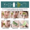 Rodillo Masaje Facial De Jade Gua Sha Rejuvenece Kit