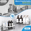 EUDELE 5-Pack Rustproof Stainless Steel Shower Caddy – No Drill