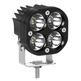 KAWELL 40W LED Fog Light Pods 6500K Spotlight LED Driving Light IP67 Waterproof LED Work Light Pods for Motorcycle Off Road ATV UTV 4X4 SUV Truck Tractor Boat