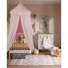 Large Bed Canopy with Star Lights, Double Layer Canopy for